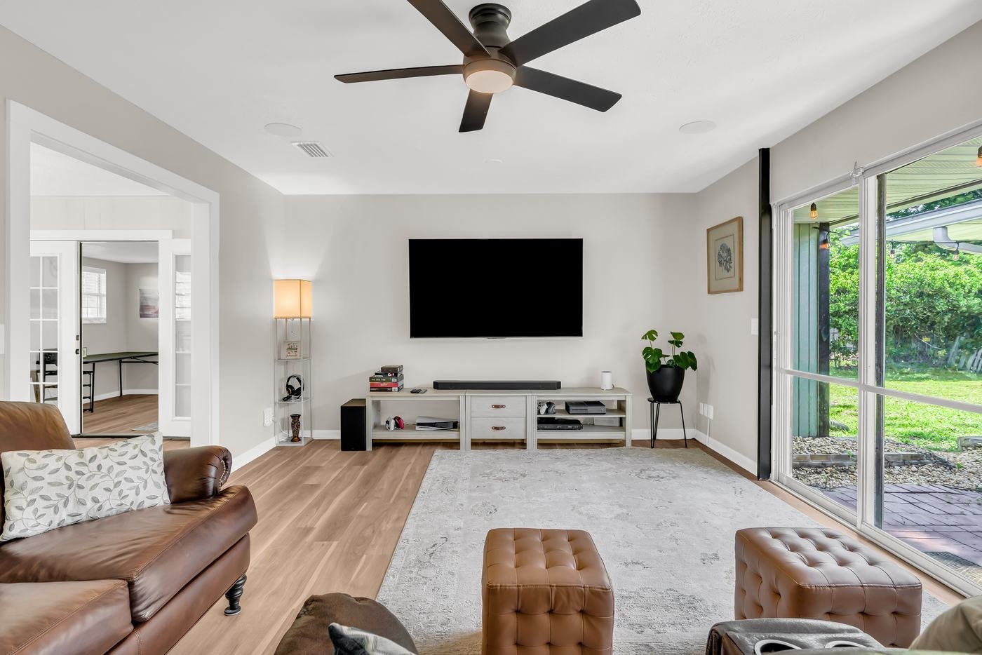 living spaces at JaxStay furnished home in Mandarin Jacksonville Florida
