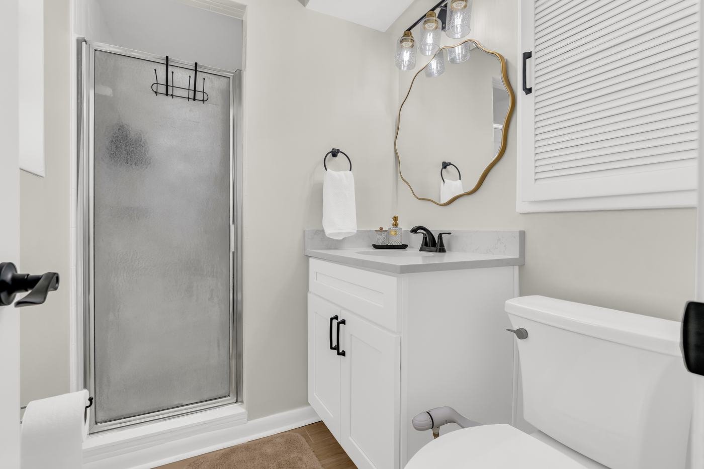 bathrooms & laundry at JaxStay furnished home in Mandarin Jacksonville Florida