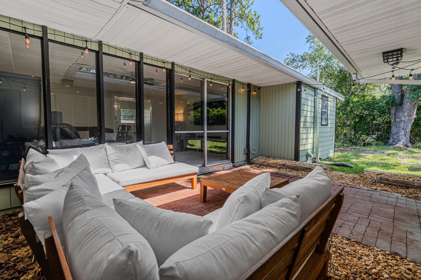 outdoor spaces at JaxStay furnished home in Mandarin Jacksonville Florida