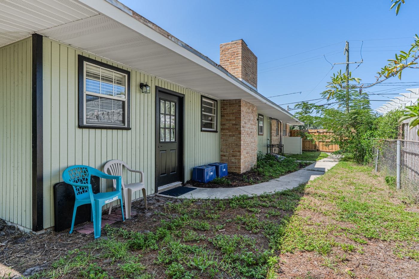outdoor spaces at JaxStay furnished home in Mandarin Jacksonville Florida